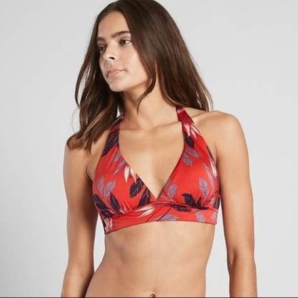 NWT Athleta Aqualuxe Paradaiso Bikini Halter Top - Picture 1 of 6